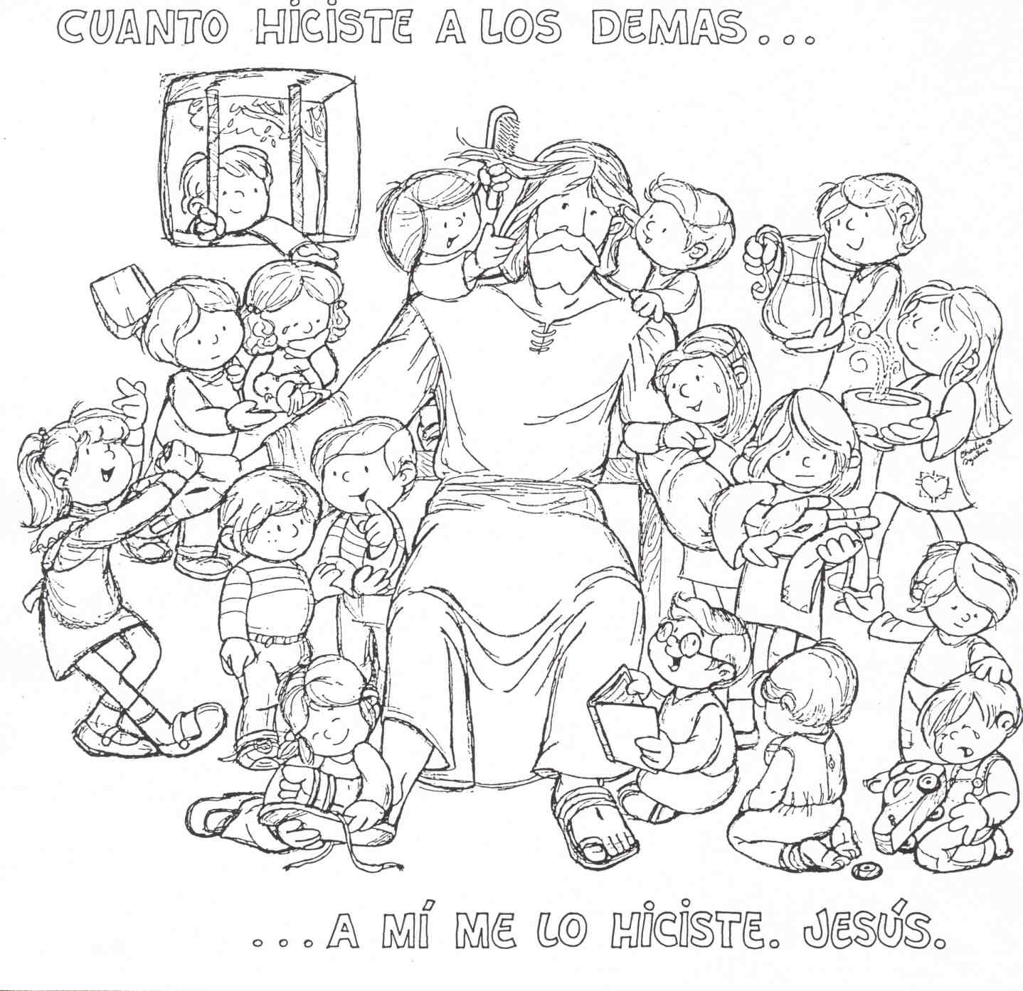 EDUCACIÓN RELIGIOSA: OBRAS DE MISERICORDIA EN IMÁGENES