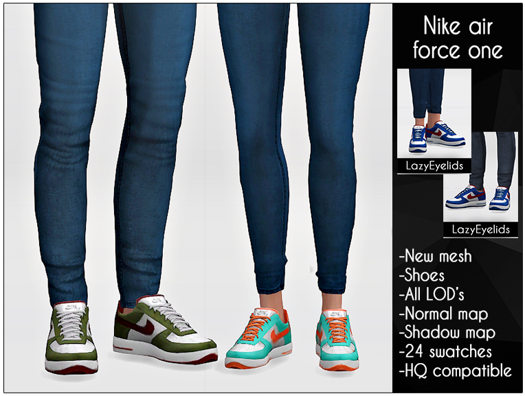 Sims 4 cc Nike air force one