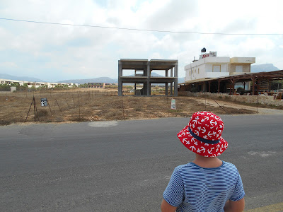 seafront building development gone bakrupt crete greece