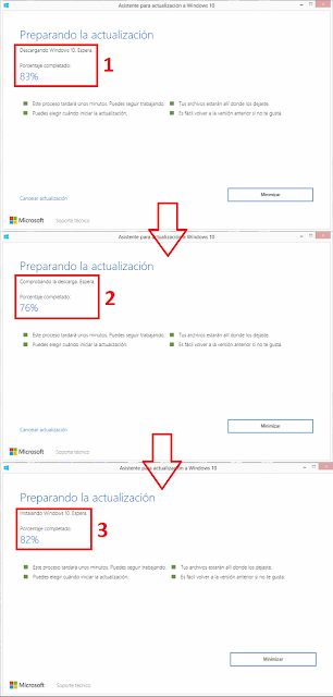Preparación de la actualización a Windows 10.