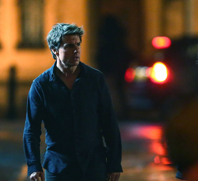 Tom Cruise pe platourile de filmare ale filmului The Mummy 