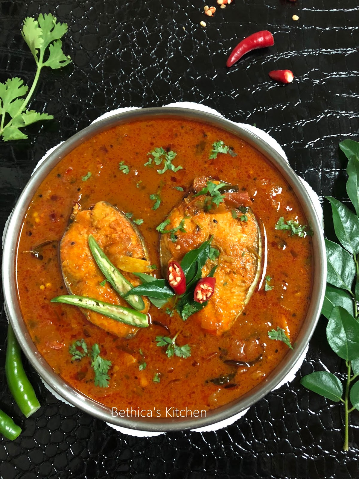 Bethica's Kitchen Flavours Chepa Pulusu (Fish Curry Andhra Style)
