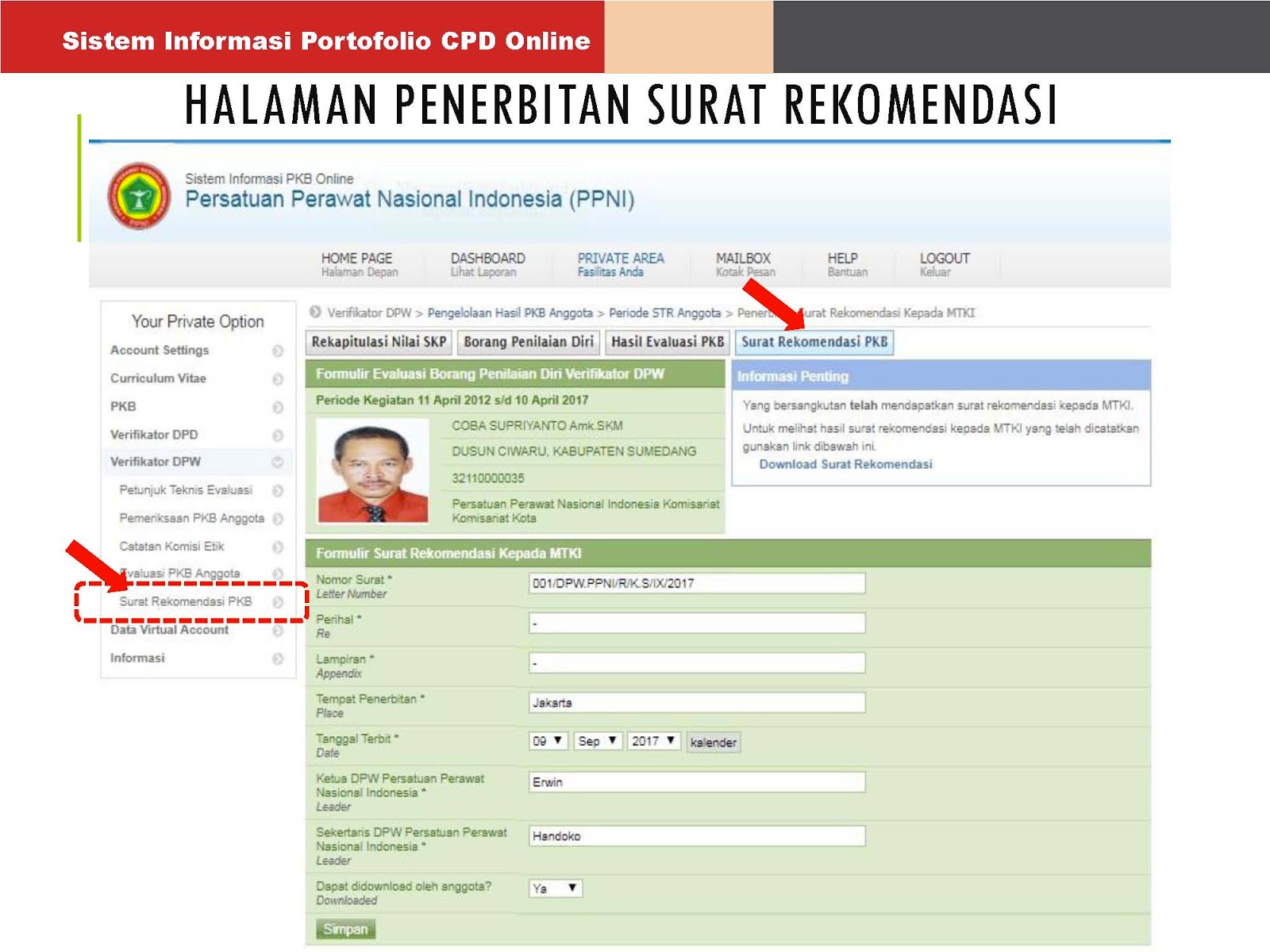 Tata Cara Pengajuan Pkb Online Website Dpd Ppni Sleman
