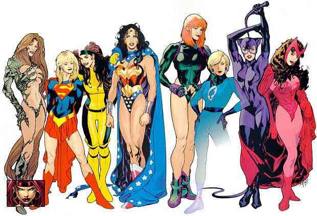 Comic book superheroines