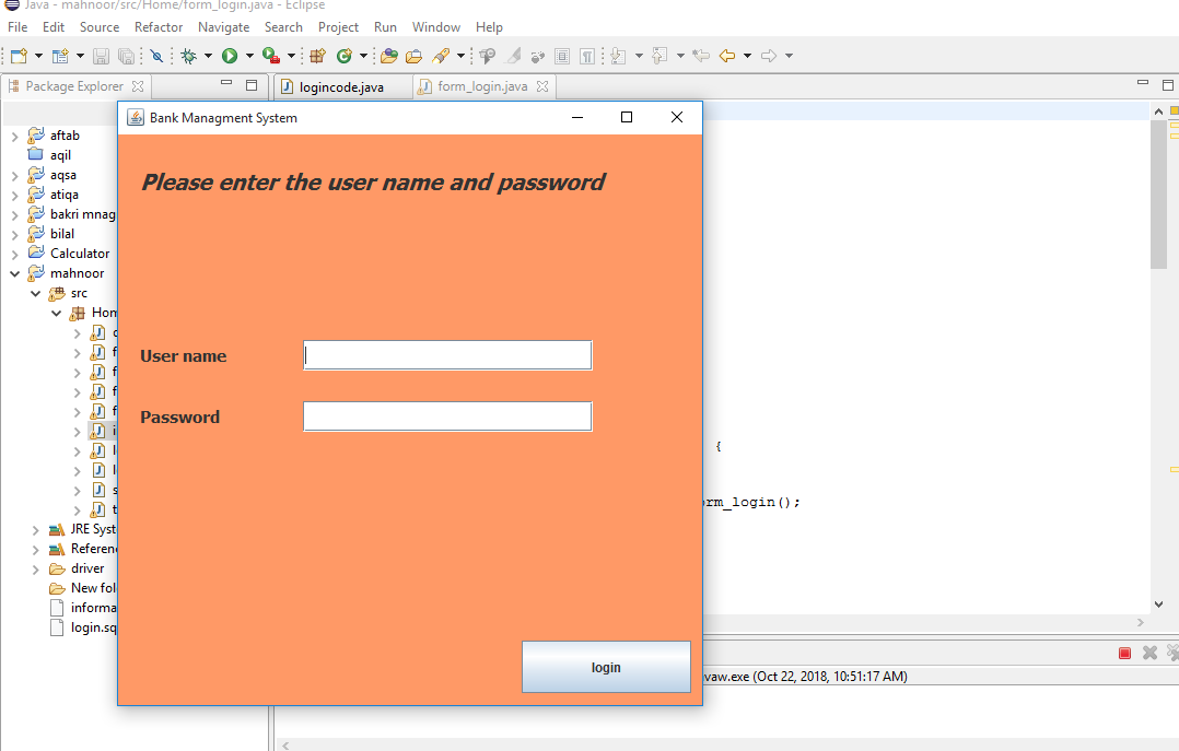 Java program for banking management system - dollarsver