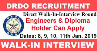 DRDO Recruitment 2019