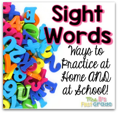 Mrs. B's First Grade: Sight Words!
