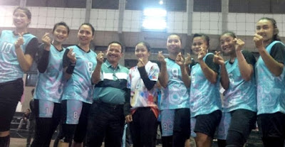 Voli Putri PUPR Rebut Juara Bupati Bondowoso Cup II 