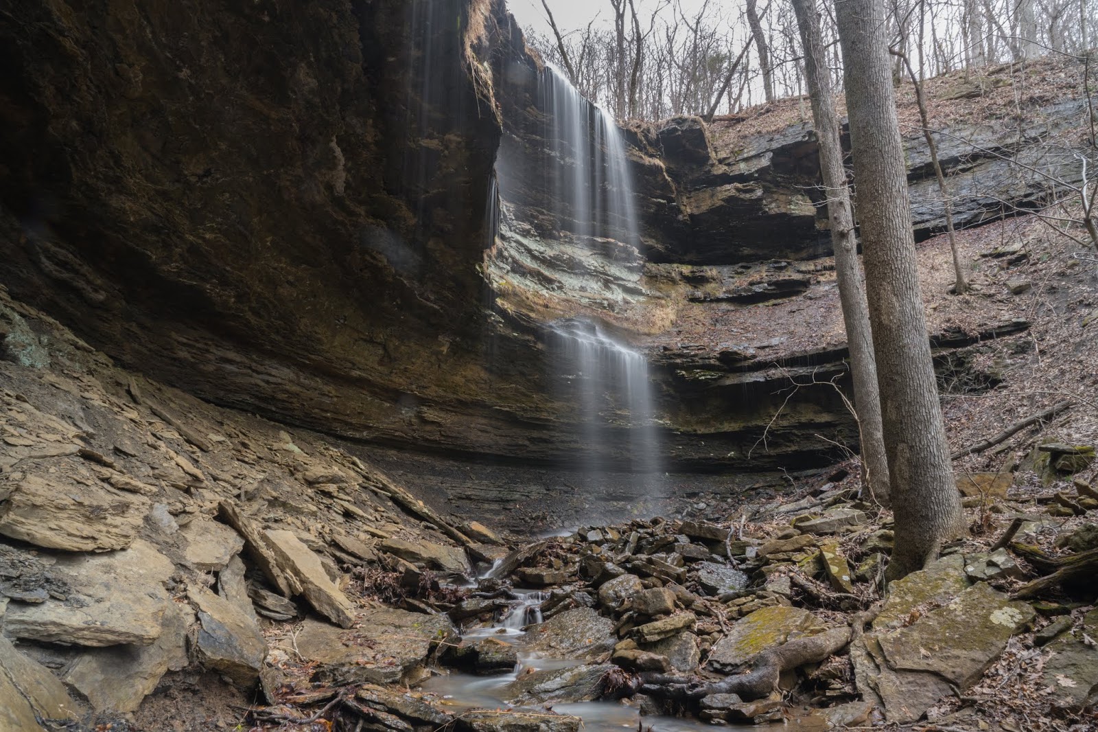 Rick's Hiking Blog Christmas Falls, Western Ozarks north of Cass, Arkansas