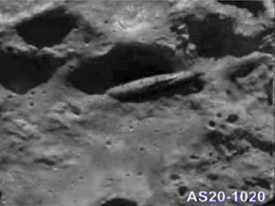 The proof of people either living on or working on the distant, very ancient Moon