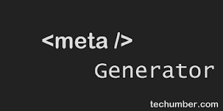Simple Meta Tag Generator Using JavaScript-Techumber.com