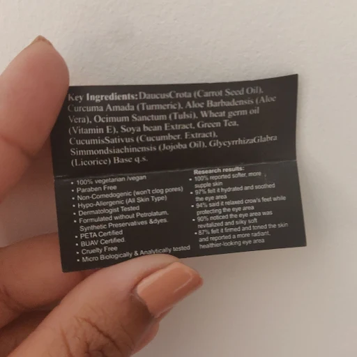 Votre Under Eye Cream Review