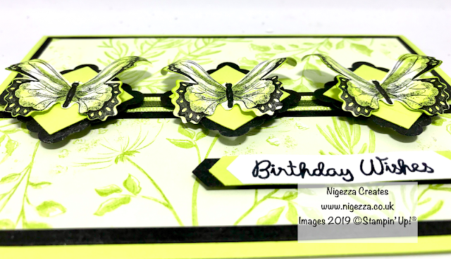 Botanical Butterfly Card For Card Sketch Challenge #SFA Nigezza Creates Stampin' Up!