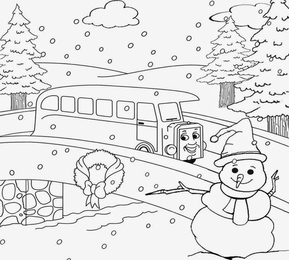 activity village winter coloring pages - photo #2