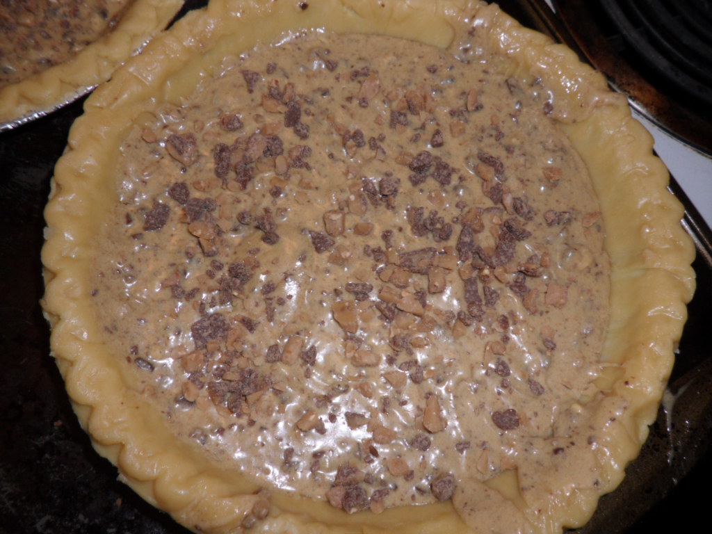 Heath Bar Cookie Pie