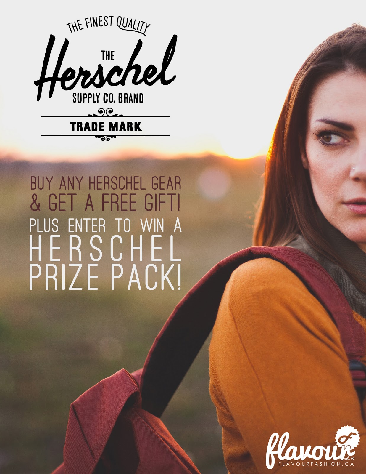 flavourfashion.ca Herschel Supply Co. Gift with Purchase & Giveaway!!