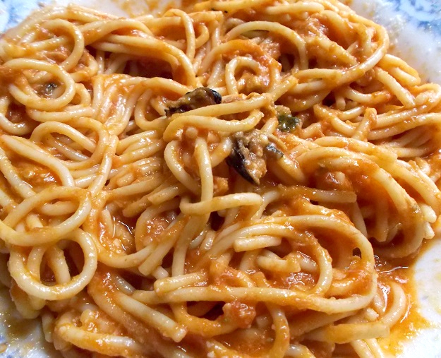 Casa Katy Bilbao: Receta de espaguetis a la marinera