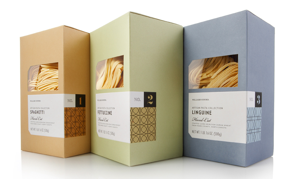 Williams-Sonoma Artisanal Pastas on Packaging of the World - Creative ...