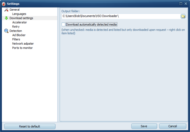 Downloads setup. Downloads setup