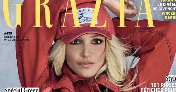 Beauty Mags: Britney Spears | Grazia France March 2018