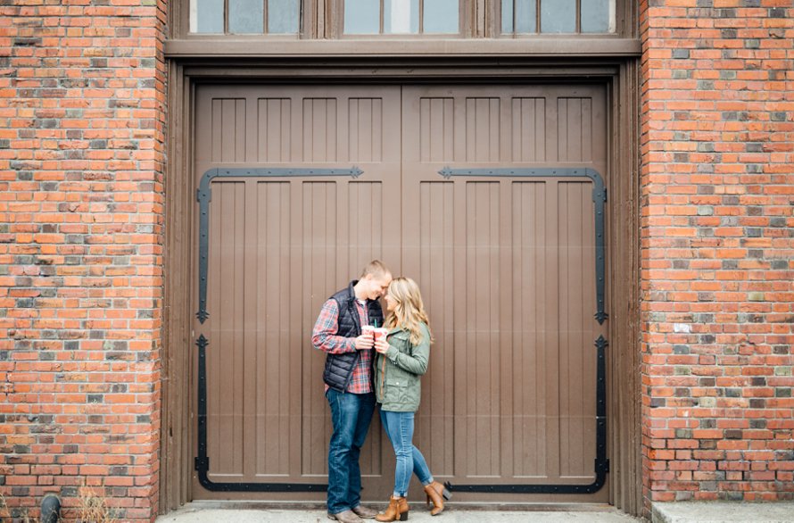 Dreamy Fall Engagement Session in Downtown Spokane by Something Minted Photography