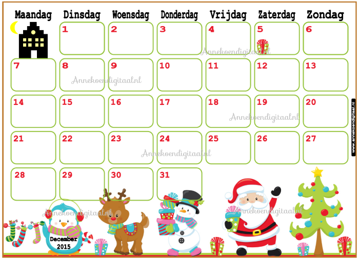 vervolgens Decoratie Zin Blog over Feestelijke Traktaties, Printables, Sweet Tables en Taart!:  December 2015 kalender - aftellen naar Sint, Kerst en Oud en Nieuw !!