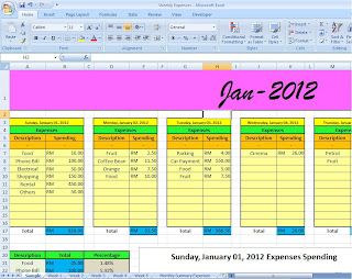 Excel Spreadsheet