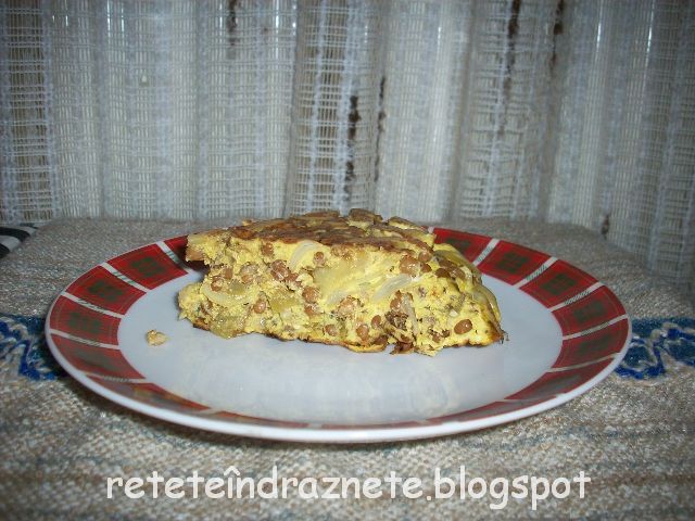 Omletă grâu, păstai