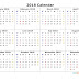 2018 Printable Calendar Blank Templates - PDF Excel Word