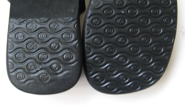 REEF BUTTER BLACK LEATHER PLATFORM SANDALS WOMENS SIZE 8