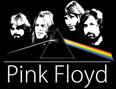 Fotomontaje de The Dark Side Of The Moon con los miembros de Pink Floyd