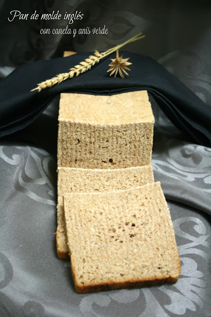 Pan de molde inglés con canela y semillas de anís verde