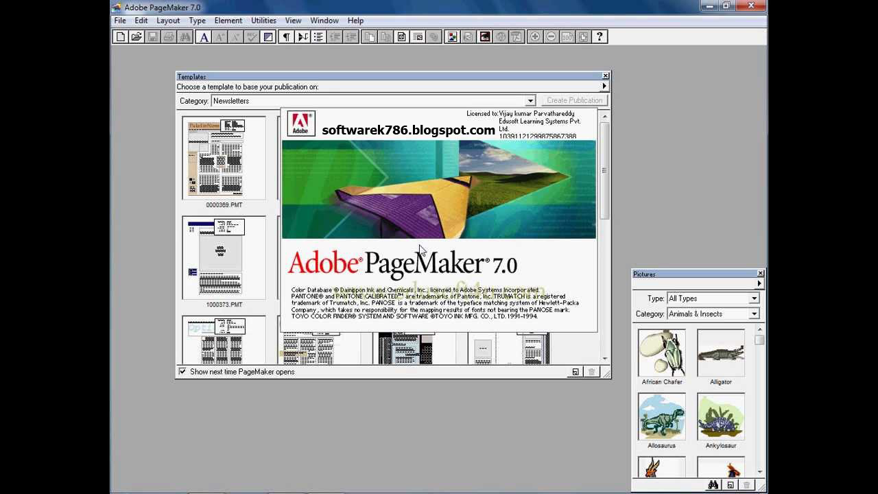 adobe pagemaker 7 software