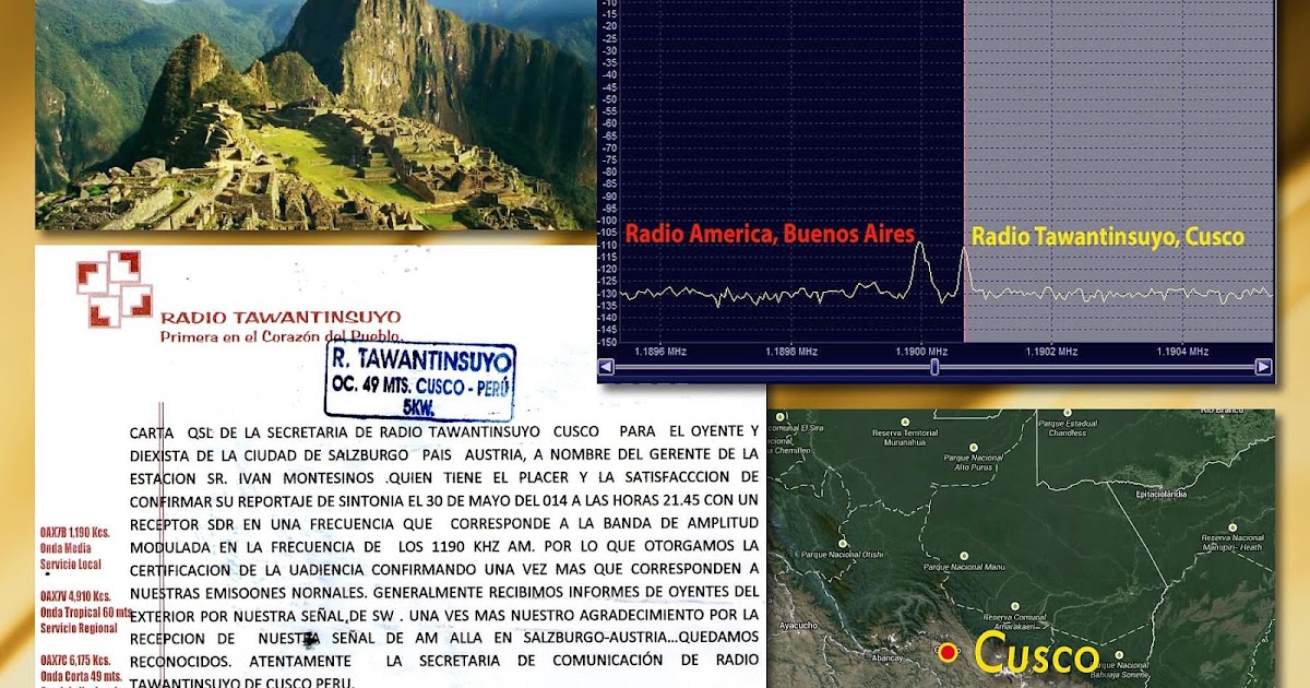 AIR RADIORAMA Radio Tawantinsuyo, Santa Cruz & Pio Doce in 49 metri