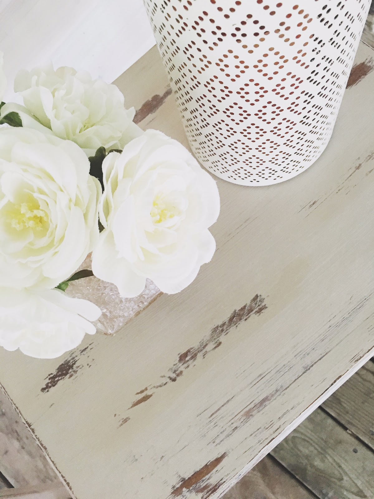 The Made Haven: Chalk Paint Side Table Makeover