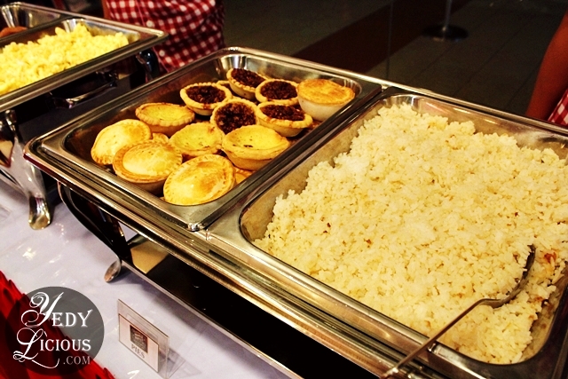Pies and Garlic Rice at KFC Breakfast Buffet with Unlimited Waffle