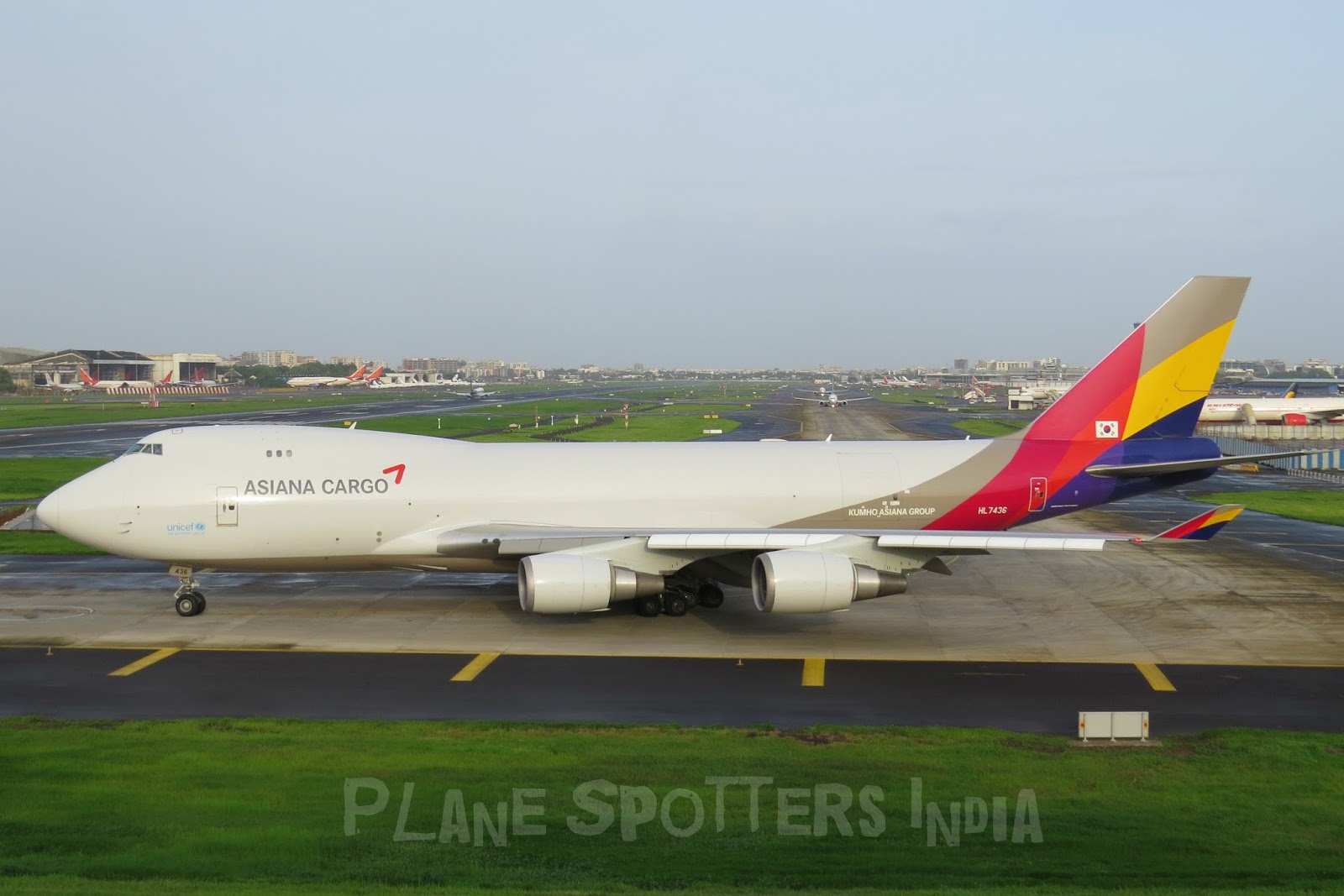 Asiana Cargo Plane Spotters India www.PlaneSpotters.in
