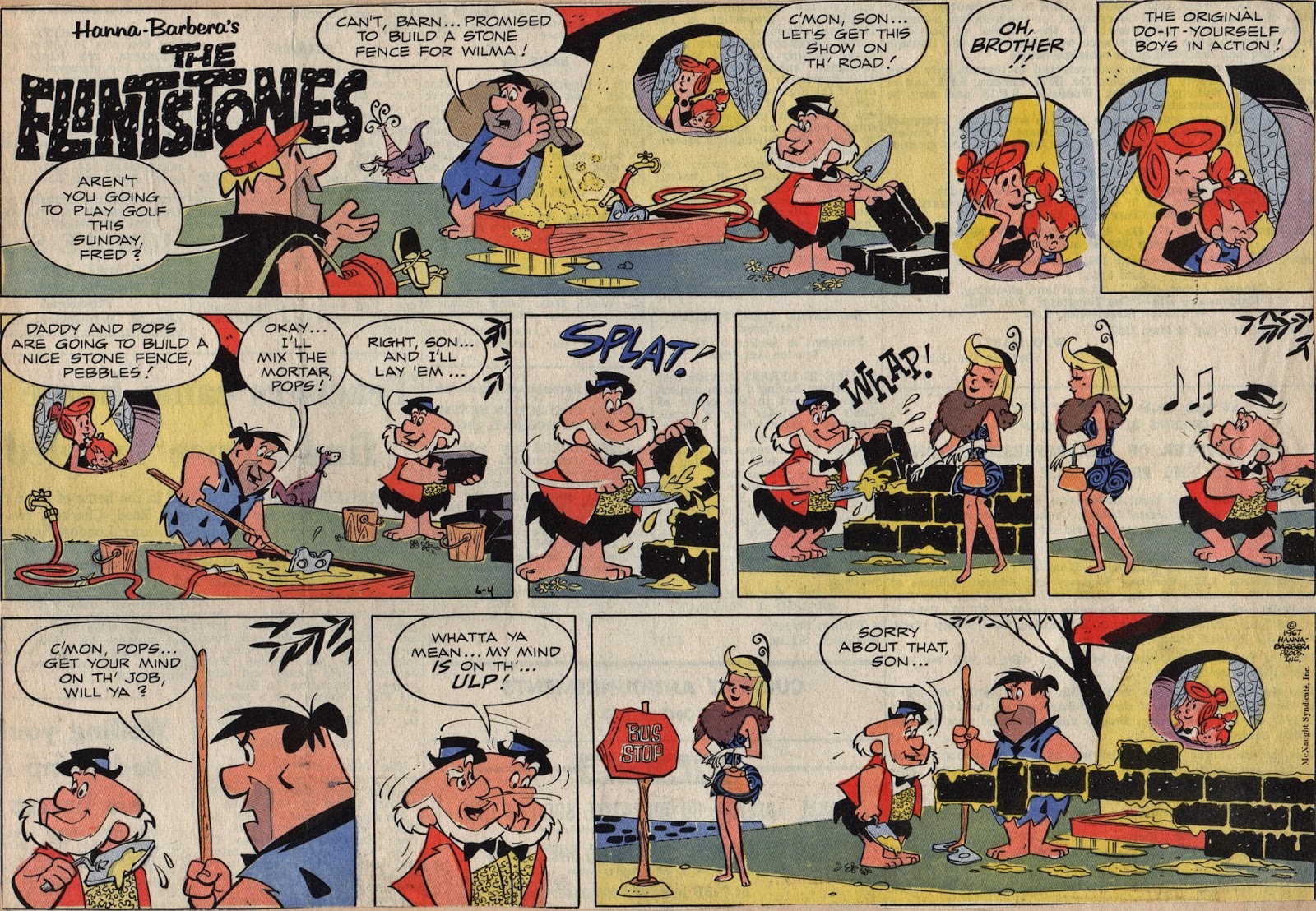 Yowp: Flintstones Weekend Comics, June 1967