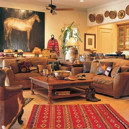 Decorating The Western Style, Western Style Curtains For Living Room