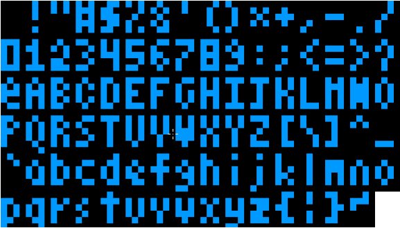 Шрифты oled. Шрифты oled