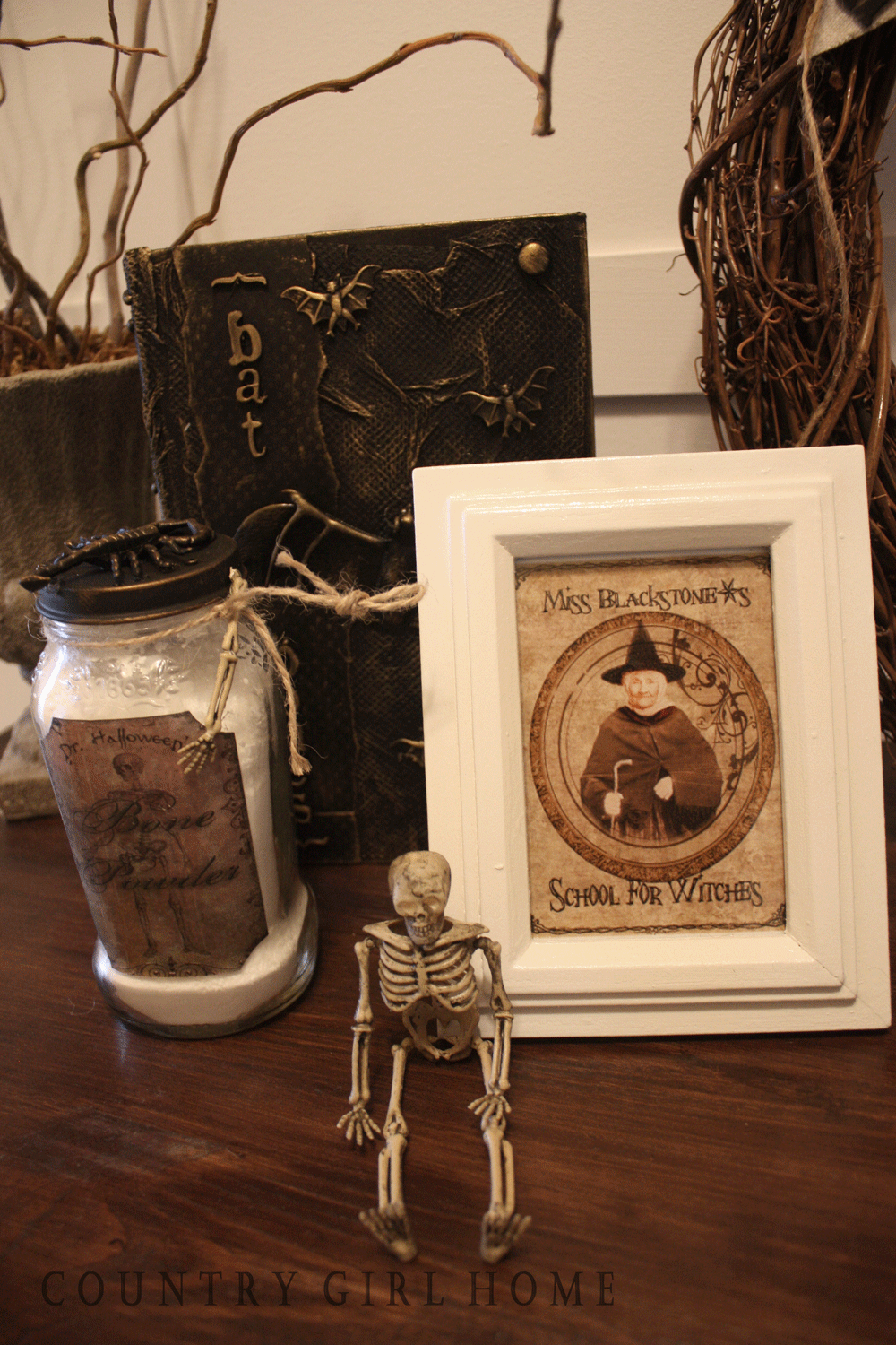 COUNTRY GIRL HOME How to make your own Old Halloween Books&hellip;
