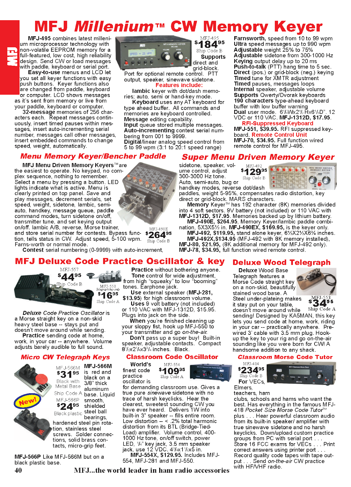 TA5FA MFJ 2019 Ham Catalog