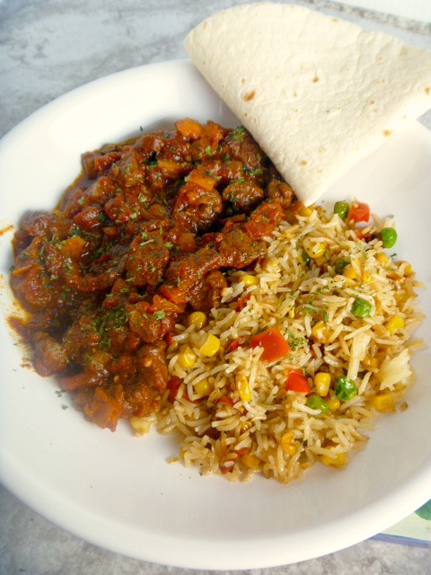 Steak Picado - A Mexican stew like dish that comforting and full of flavor. Sunday Dinner worthy! Slice of Southern