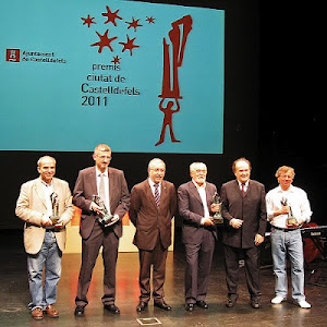 Premi Ciutat de Castelldefels 2011 otorgado al  Grupo de Poesía Alga