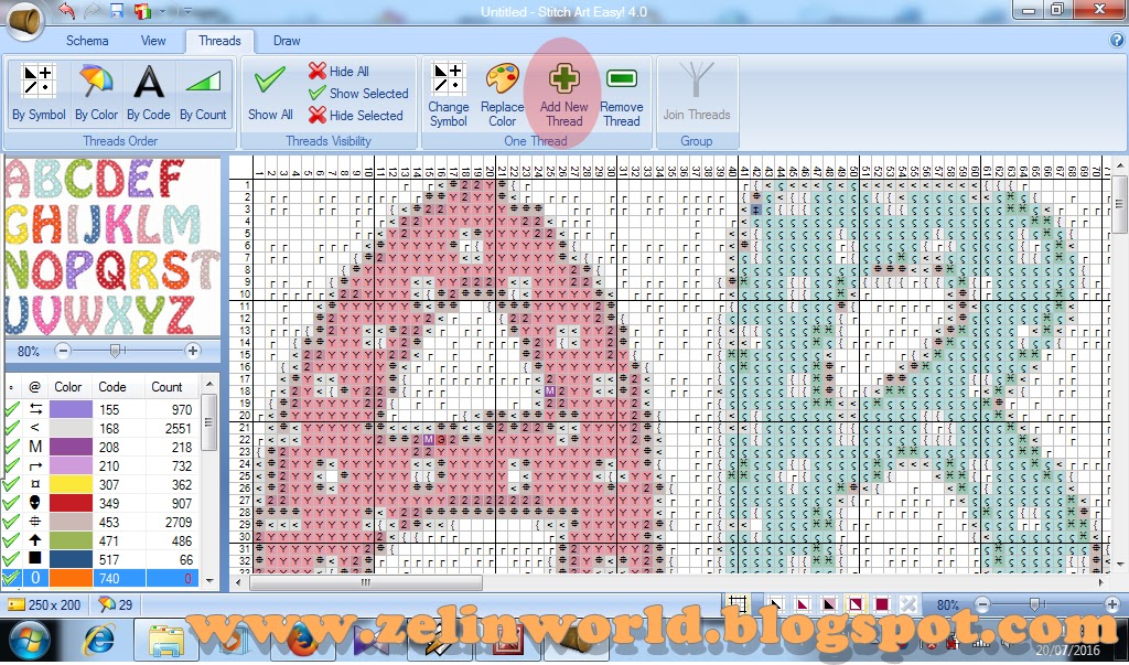 Cara Membuat Pola Kristik Wajah Revisi Sekolah