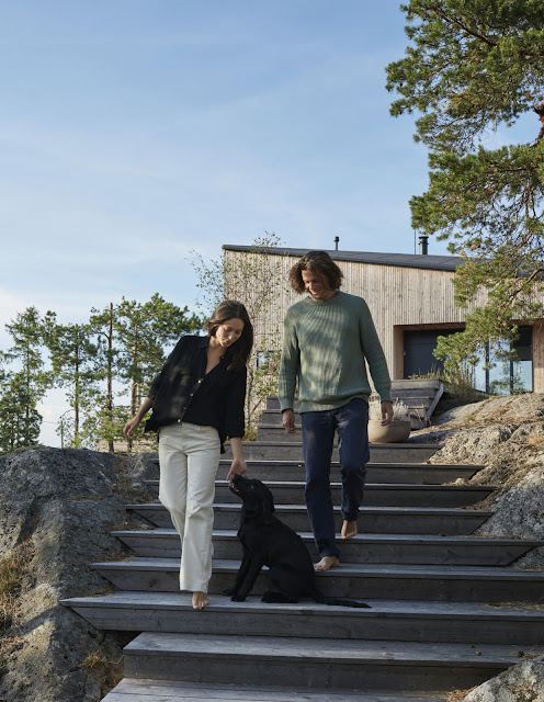 Modern wooden house in Ingarö, Sweden