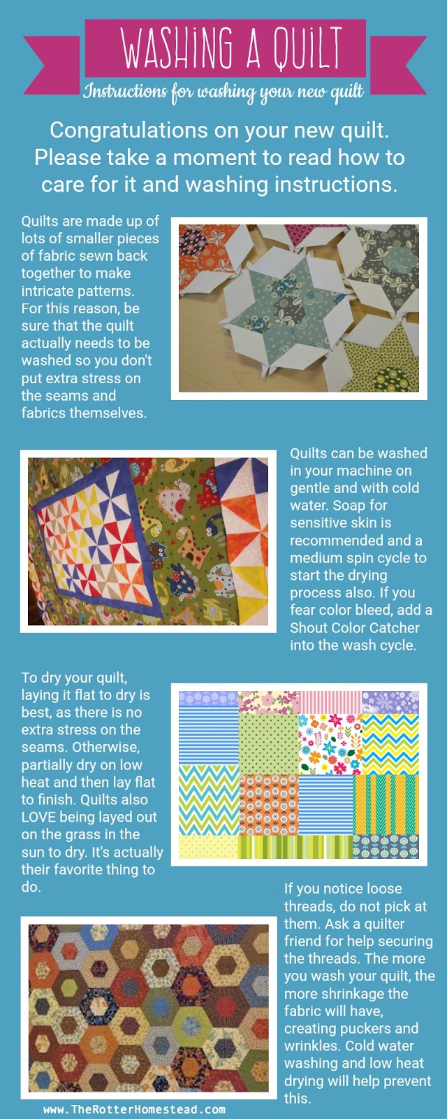 How to wash a handmade quilt