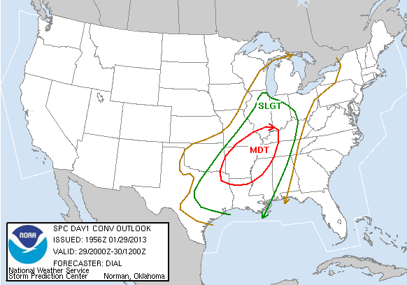 Tornado Threat Tonight, 10 States Affected By Watch