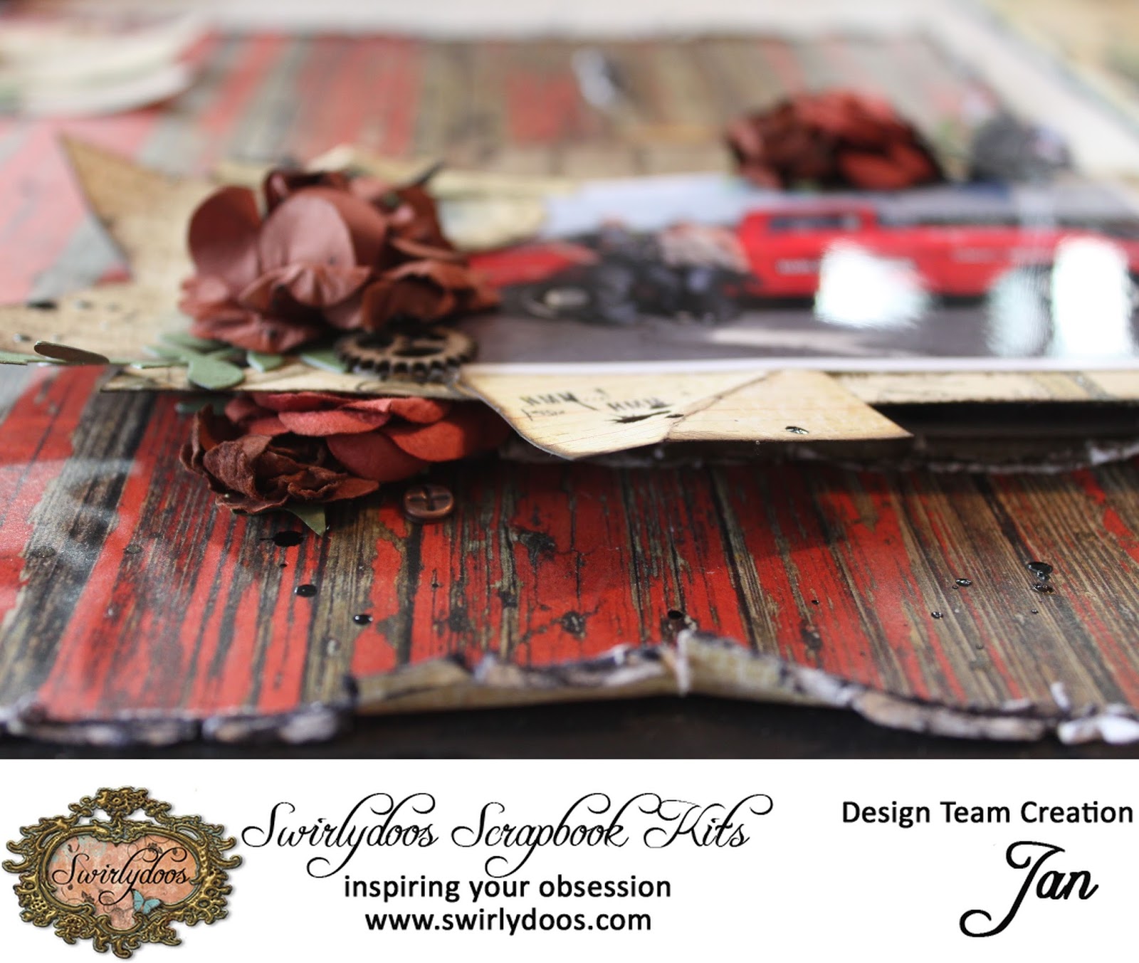 A Script for Scrappin' Swirlydoos July Reveal "Sprocket" with Jan