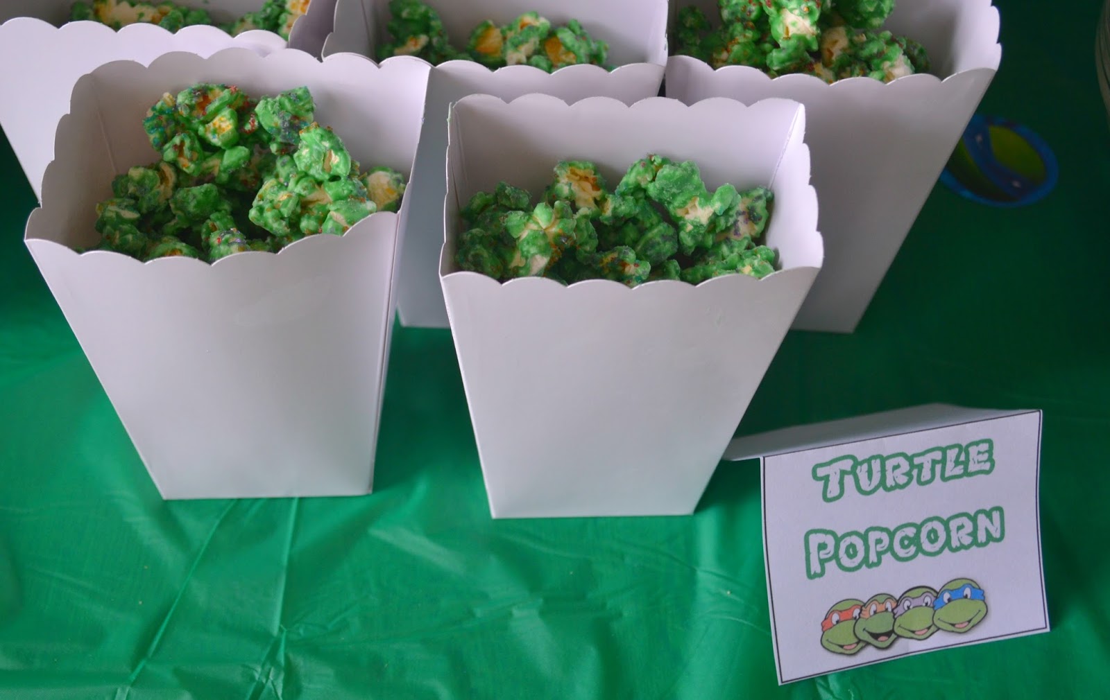 Ninja Turtle Popcorn Recipe Building Our Story